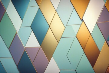Wall Mural - abstract geometric background