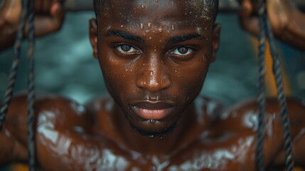 Poster - A motivating series of portraits featuring gym members of all ages and backgrounds, each one sharing their personal