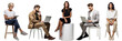 © Rawpixel.com - diverse people sitting working set
