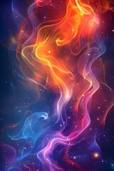 Wall Mural - Colorful Nebula