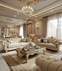 Poster - Luxurious Living Room