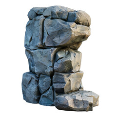 Wall Mural - [Transparent Background PNG]Rock Formation on transparent background