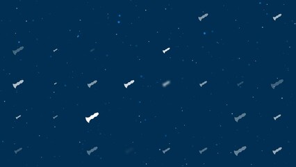 Poster - template animation of evenly spaced sex toy symbols of different sizes and opacity. animation of tra