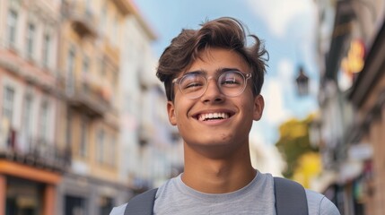 Poster - The smiling teenage boy