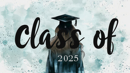 Wall Mural - Class of 2025 Graduation Banner