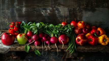 Wall Mural - The Fresh Organic Produce