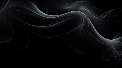 Wall Mural - abstract smoke black background