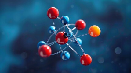 Poster - calcium atom: show the structure of a calcium atom, highlighting its 20 protons, 20 neutrons, and 20