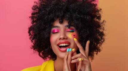 Sticker - The Vibrant Makeup Portrait