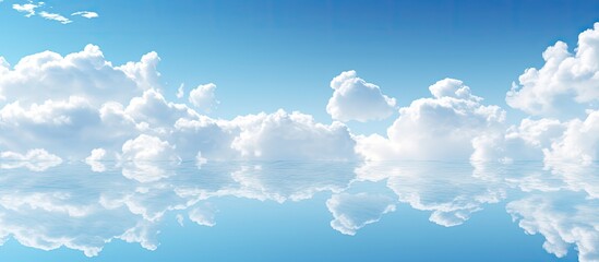 Aufkleber - the deeper the sky with clounds. Creative banner. Copyspace image