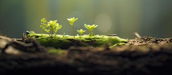 Aufkleber - micro nature photos for wallpaer. Creative banner. Copyspace image