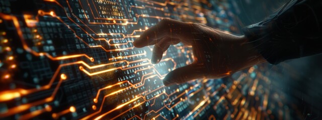 Poster - ai with machine learning and data mining, as well as other modern computer technologies ui with hand