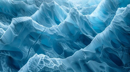 Abstract Glacial Patterns, Detailed close-ups of glacial patterns forming intricate abstract designs