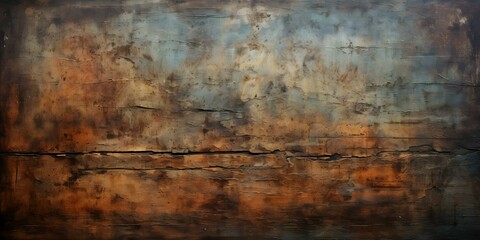 Wall Mural - Distressed Weathered Vintage Grunge Texture with Dark Worn Surface. Concept Grunge Texture, Vintage Surface, Distressed Weathered, Dark Worn Surface, Aged Patina