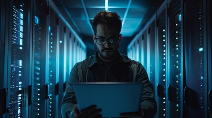 Poster - He runs diagnostics and maintenance, sets up the system and handles troubleshooting.