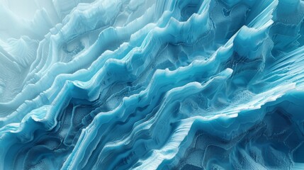 Abstract Glacier Patterns, Detailed representations of glacier patterns creating natural abstract designs