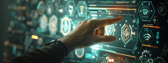 Poster - Hands-on experience with cryptocurrency and AI computing interfaces for business.