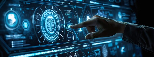 Poster - Cryptocurrency and AI interfaces are two of the business hands' specialties.
