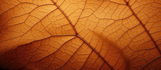 Poster - Captivating leaf textures providing an exquisite background for copy space image.