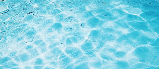 Poster - Pool water's texture in a serene copy space image.