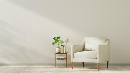 Wall Mural - Modern vintage interior of living room