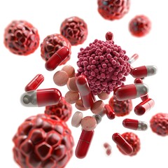 Poster - Red Blood Cells Interacting with Pharmaceutical Drugs in a Digital