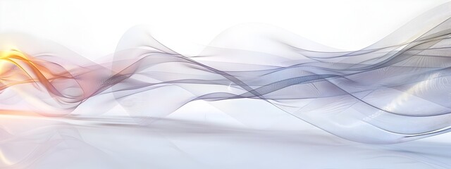 Poster - Continuous Light Wave Captivating Digital Abstraction of Flowing Luminous Energy