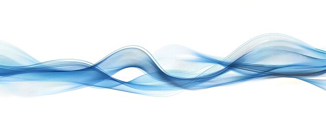 Poster - Mesmerizing Light Wave Traveling in a Vacuum   Elegant Digital