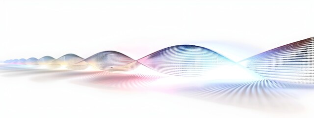 Poster - Iridescent Light Waves Diffracted Through Geometric Grating