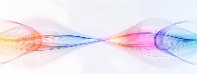 Poster - Captivating Circularly Polarized Light Wave Vibrant Digital of Swirling Chromatic Motions