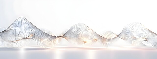 Poster - Illuminating Light Wave Pattern in Striking Standing Wave Formation