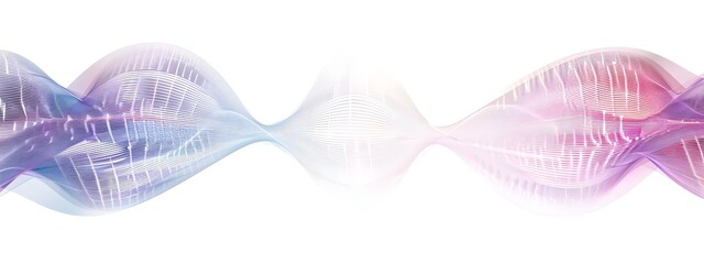 Poster - Vibrant Light Wave with Frequency Comb Abstract Digital