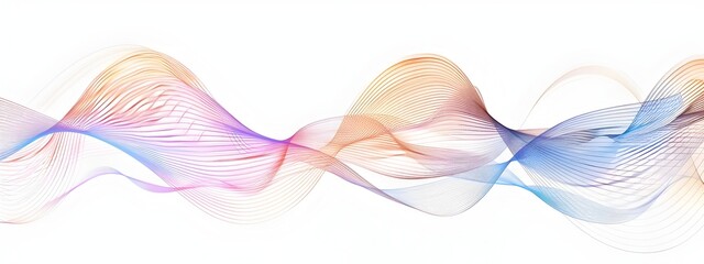 Poster - Mesmerizing Light Wave with Phase Conjugation   Ethereal Abstract Pattern of Fluid Dynamics and