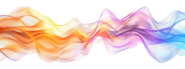 Poster - of Light Wave with Kerr Effect Isolated Wave Showing Optic Interference and Refraction