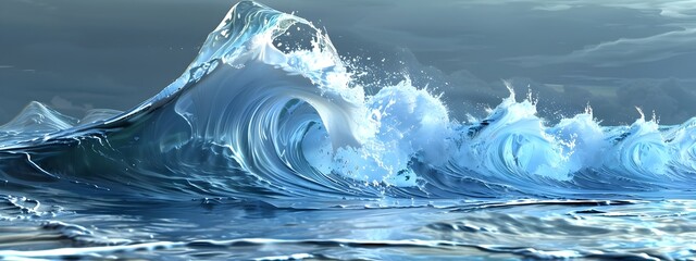 Poster - Dispersion of Powerful Waves Rendering in Dynamic 3D Seascape