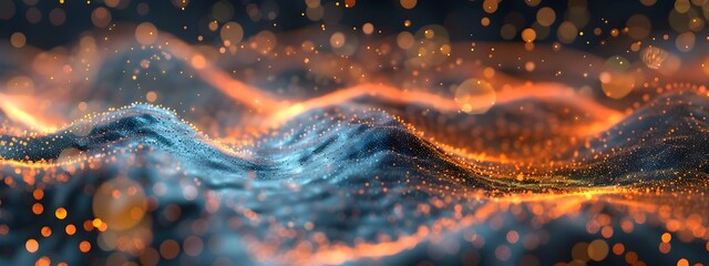 Poster - Scattering of Waves by Particles   Abstract Digital Fluid Motion