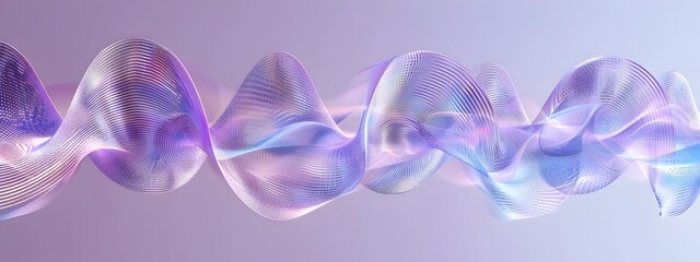 Poster - Shimmering Waves of an Optical Resonator A Captivating Abstract Visualization