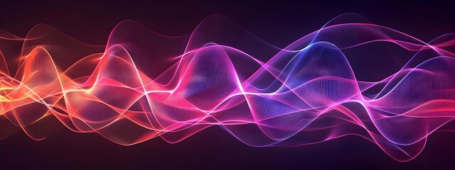 Poster - Captivating Digital Artwork Depicting the Elegant Waves Halted by a Bandstop Filter