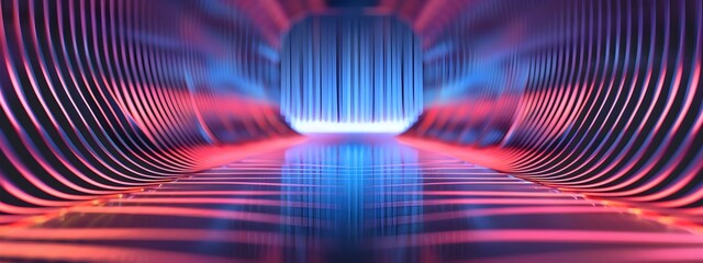 Poster - Captivating Frequency Comb   Vibrant of Evenly Spaced Frequency Lines