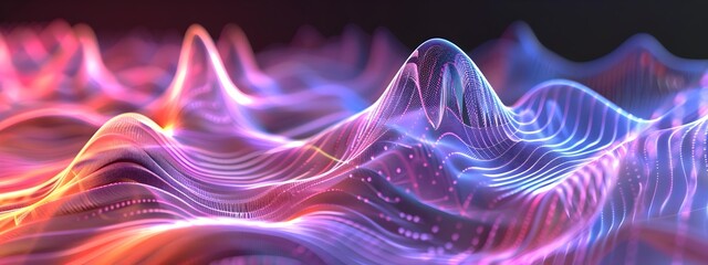 Poster - Mesmerizing Waves of Energy Auto Correlation Function Visualization