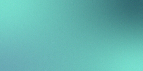 Aufkleber - Teal metallic rough and noise foil texture polished glossy abstract background. Blurred gradient summer poster banner design with rough, grain, and noise texture effect. 