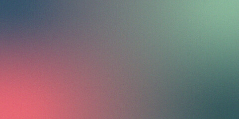 Poster - Blue beige purple grainy gradient background. Blurred gradient summer poster banner design with rough, grain, and noise. Grainy glowing light and dark backdrop noise texture effect. 