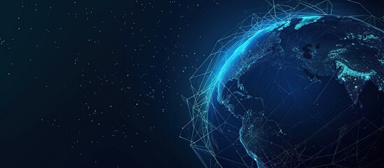 Aufkleber - Digital world metaverse smart technology, world security system big data analytic future technology.