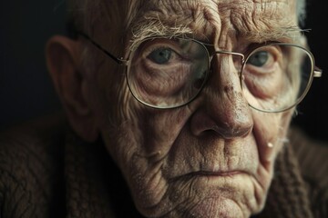 Poster - A person wearing glasses in a close-up shot