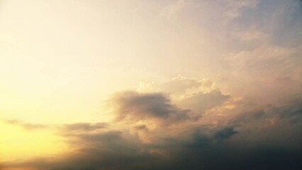 Wall Mural - time lapse of beautiful colorful clouds