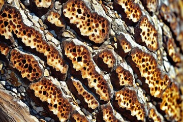 Sticker - leopard fur texture