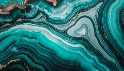 Wall Mural - liquid painting the swirls of marble or the ripples agate or geode fluid abstract teal acrylic art epoxy resin art pour painting