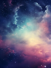 Wall Mural - Abstract futuristic galaxy background 