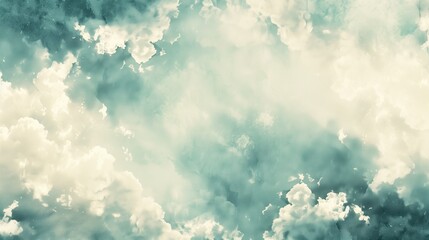 Wall Mural - texture background of clouds