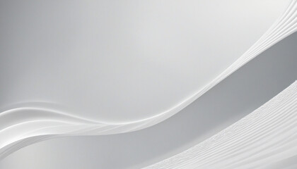 Abstract White Wave Background Design for Modern Technology